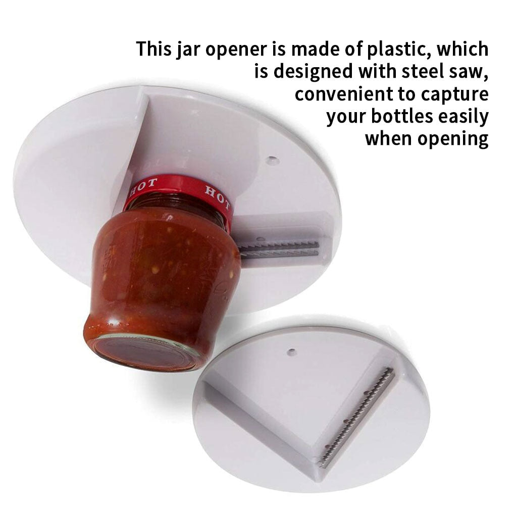 Jar Opener Multi-function Cap Opener Under Cabinet Professional Lid Cans