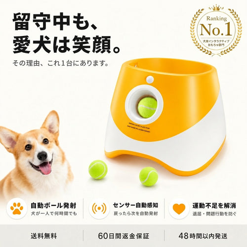 PawFun™ 愛犬用自動ボールマシン